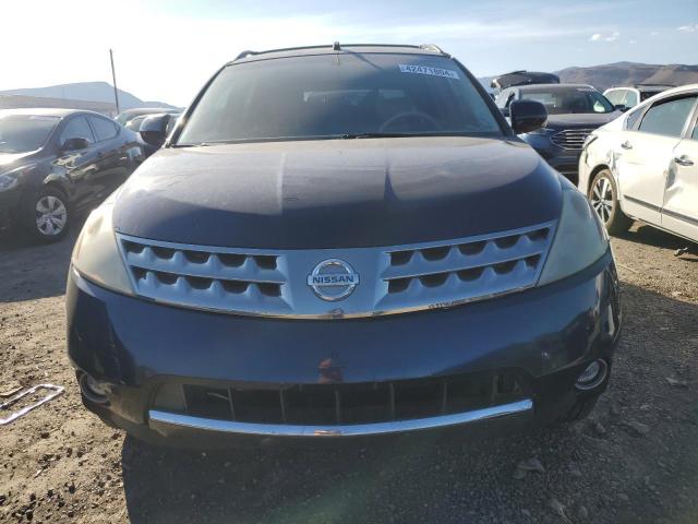 JN8AZ08T77W505814 - 2007 NISSAN MURANO SL BLUE photo 5