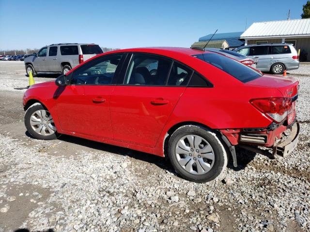 1G1PA5SH9F7296916 - 2015 CHEVROLET CRUZE LS RED photo 2