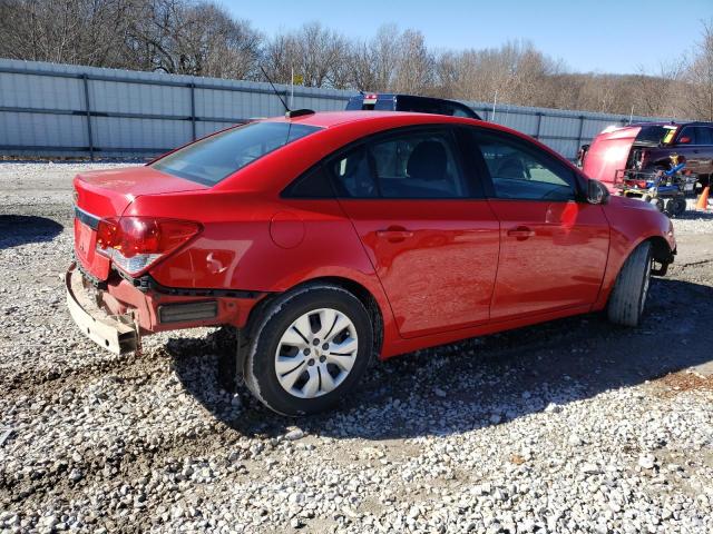 1G1PA5SH9F7296916 - 2015 CHEVROLET CRUZE LS RED photo 3