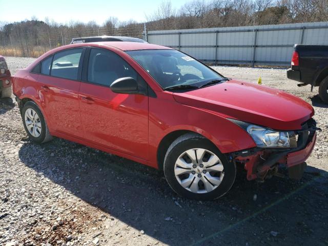 1G1PA5SH9F7296916 - 2015 CHEVROLET CRUZE LS RED photo 4