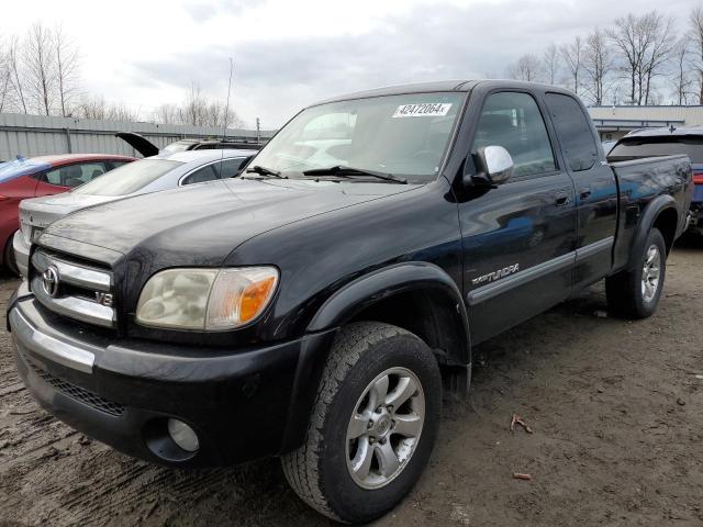 5TBRT34136S478740 - 2006 TOYOTA TUNDRA ACCESS CAB SR5 BLACK photo 1