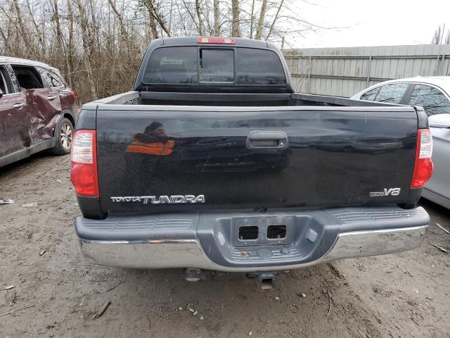 5TBRT34136S478740 - 2006 TOYOTA TUNDRA ACCESS CAB SR5 BLACK photo 6