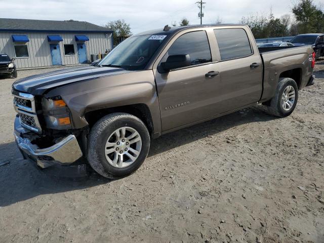 3GCPCREC5EG448783 - 2014 CHEVROLET SILVERADO C1500 LT BROWN photo 1