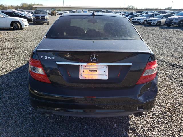 WDDGF56XX8F058307 - 2008 MERCEDES-BENZ C 350 BLACK photo 6