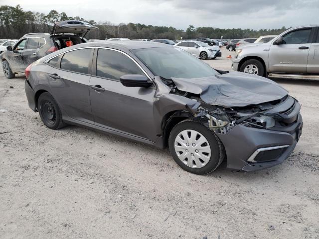 19XFC2F69KE039849 - 2019 HONDA CIVIC LX GRAY photo 4