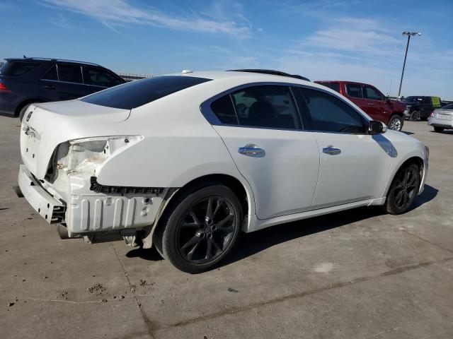 1N4AA5AP1EC473458 - 2014 NISSAN MAXIMA S WHITE photo 3