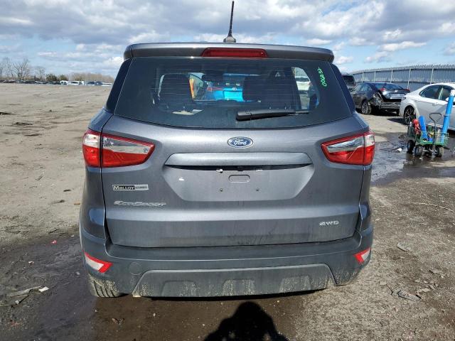 MAJ6S3FL6NC462369 - 2022 FORD ECOSPORT S GRAY photo 6