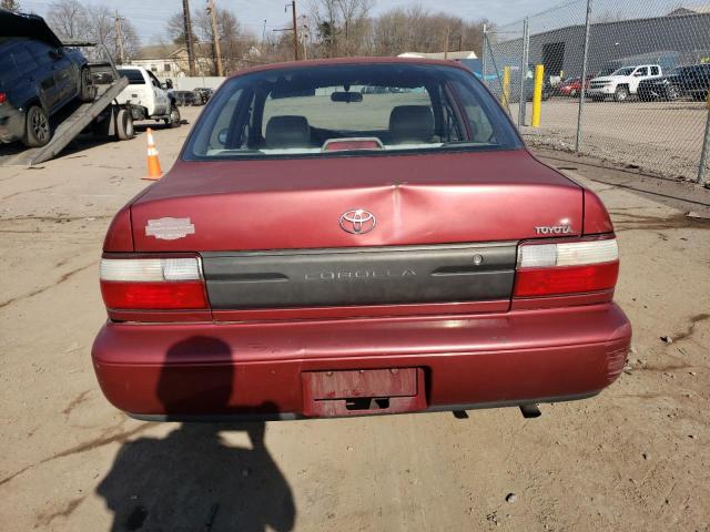 2T1BA02E4TC150797 - 1996 TOYOTA COROLLA MAROON photo 6