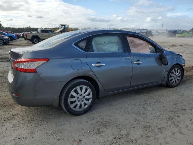 3N1AB7AP0FY365573 - 2015 NISSAN SENTRA S GRAY photo 3