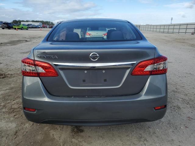 3N1AB7AP0FY365573 - 2015 NISSAN SENTRA S GRAY photo 6