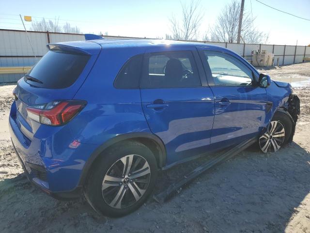 JA4APUAU4MU000987 - 2021 MITSUBISHI OUTLANDER ES BLUE photo 3