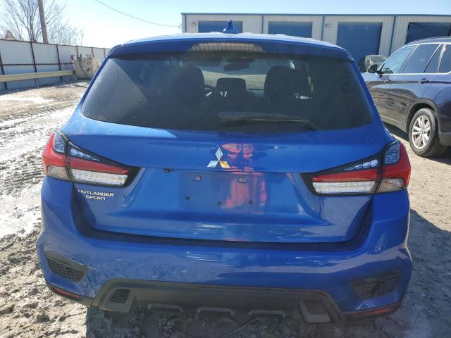 JA4APUAU4MU000987 - 2021 MITSUBISHI OUTLANDER ES BLUE photo 6