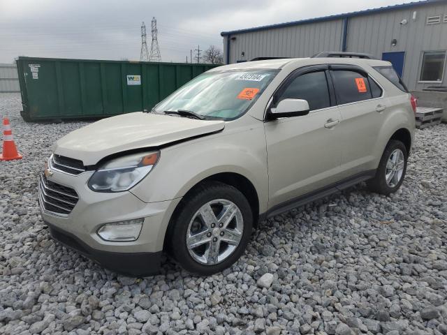 1GNALCEK8GZ108144 - 2016 CHEVROLET EQUINOX LT CREAM photo 1