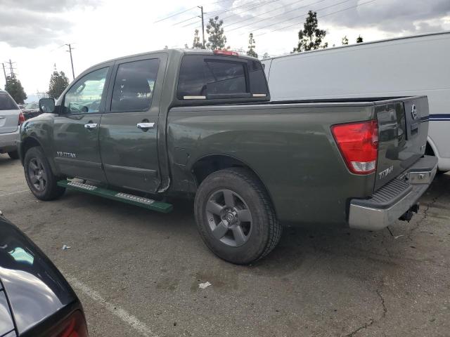 1N6AA07A85N507266 - 2005 NISSAN TITAN XE GREEN photo 2