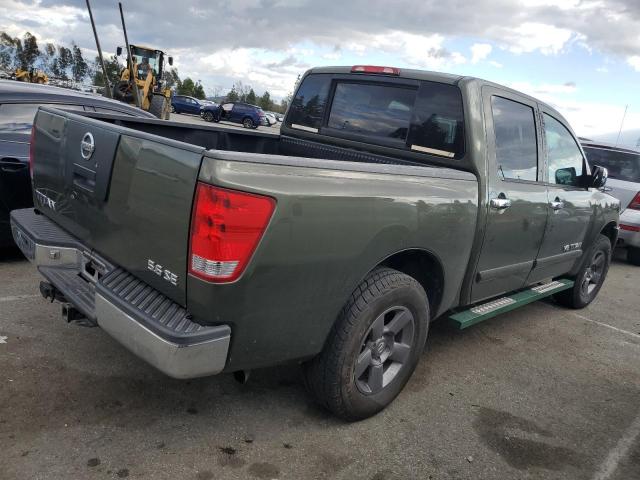 1N6AA07A85N507266 - 2005 NISSAN TITAN XE GREEN photo 3