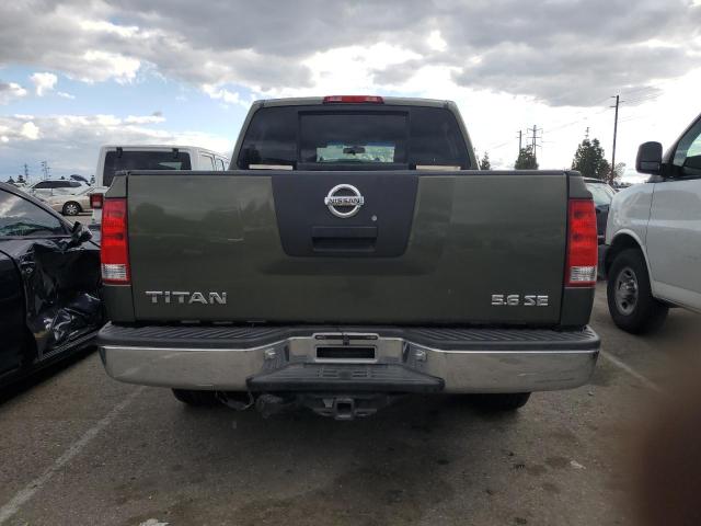 1N6AA07A85N507266 - 2005 NISSAN TITAN XE GREEN photo 6