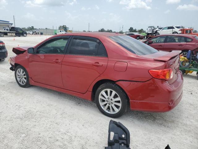 1NXBU4EE0AZ281036 - 2010 TOYOTA COROLLA BASE RED photo 2