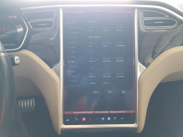 5YJSA1H22EFP68377 - 2014 TESLA MODEL S 蓝色 照片 9