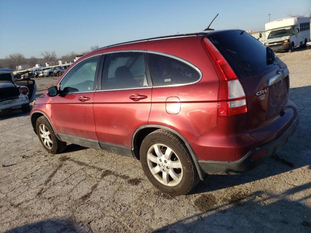 JHLRE48757C068579 - 2007 HONDA CR-V EXL RED photo 2