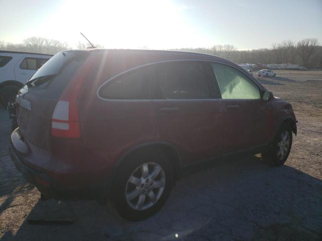 JHLRE48757C068579 - 2007 HONDA CR-V EXL RED photo 3