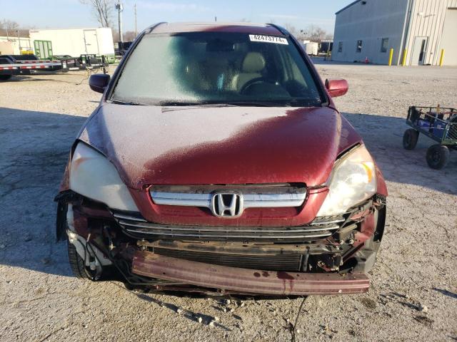 JHLRE48757C068579 - 2007 HONDA CR-V EXL RED photo 5