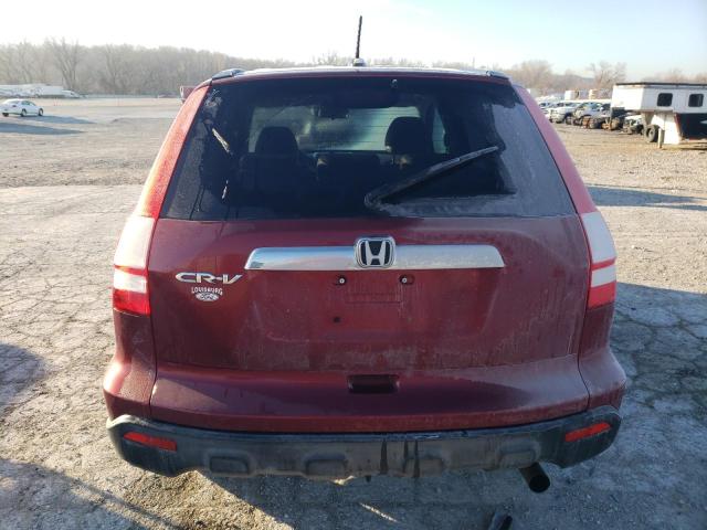 JHLRE48757C068579 - 2007 HONDA CR-V EXL RED photo 6