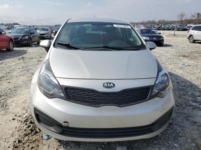 KNADM4A32E6399095 - 2014 KIA RIO LX SILVER photo 5