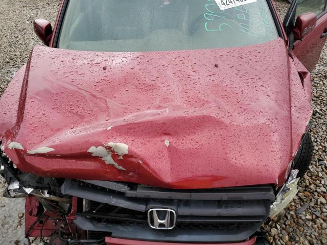 2HKYF18674H590979 - 2004 HONDA PILOT EXL RED photo 12