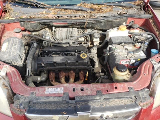 KL1TD56667B054113 - 2007 CHEVROLET AVEO BASE RED photo 11