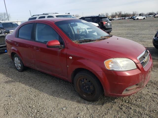 KL1TD56667B054113 - 2007 CHEVROLET AVEO BASE RED photo 4