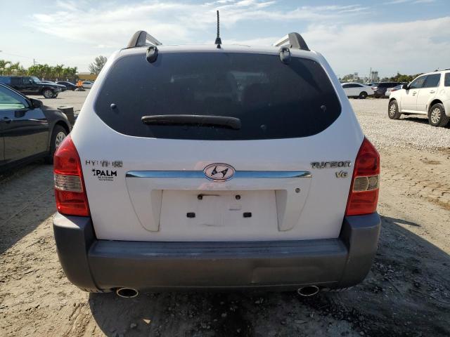 KM8JN12D36U322897 - 2006 HYUNDAI TUCSON GLS WHITE photo 6