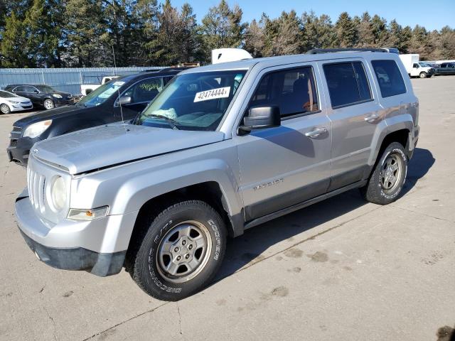 1C4NJRBB2CD617810 - 2012 JEEP PATRIOT SPORT SILVER photo 1