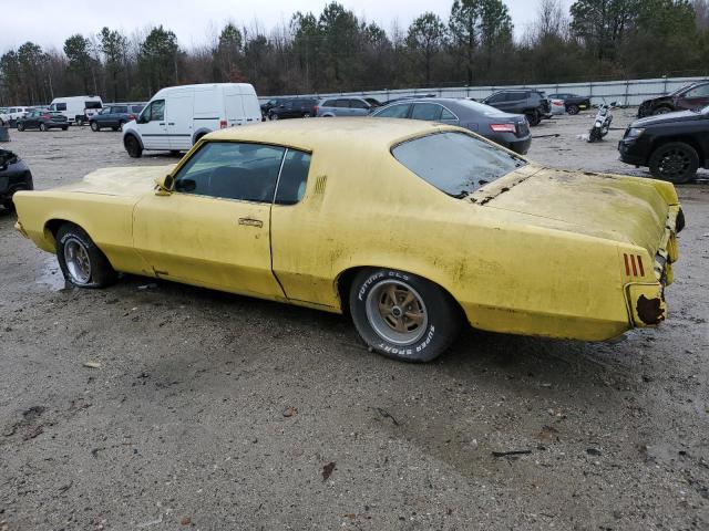 276579P250593 - 1969 PONTIAC GRAN PRIX YELLOW photo 2