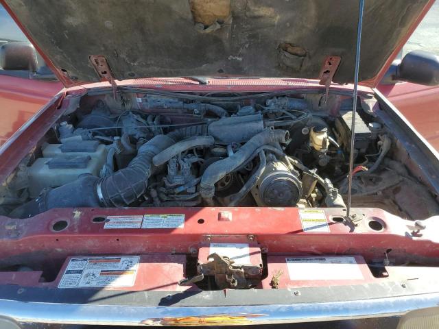 1FTCR10A5VUB69089 - 1997 FORD RANGER RED photo 11