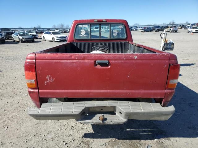 1FTCR10A5VUB69089 - 1997 FORD RANGER RED photo 6