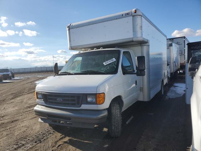 1FDXE45S57DA22639 - 2007 FORD ECONOLINE E450 SUPER DUTY CUTAWAY VAN WHITE photo 1