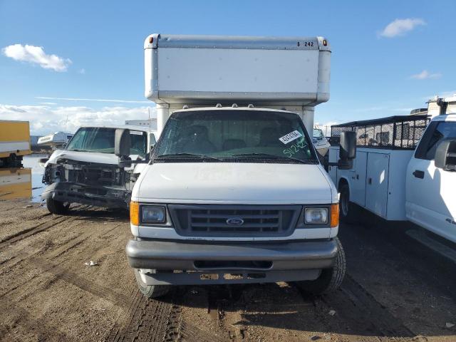 1FDXE45S57DA22639 - 2007 FORD ECONOLINE E450 SUPER DUTY CUTAWAY VAN WHITE photo 5