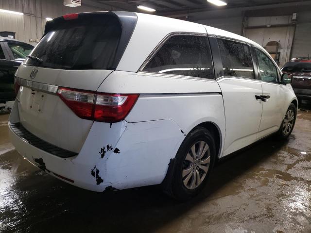 5FNRL5H22DB090180 - 2013 HONDA ODYSSEY LX WHITE photo 3