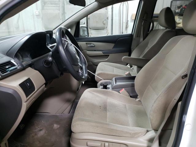 5FNRL5H22DB090180 - 2013 HONDA ODYSSEY LX WHITE photo 7