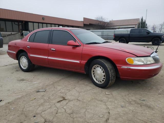 1LNFM97V3WY605849 - 1998 LINCOLN CONTINENTA RED photo 4