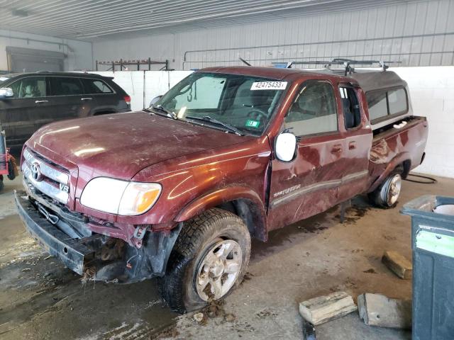 5TBBT44146S480827 - 2006 TOYOTA TUNDRA ACCESS CAB SR5 BURGUNDY photo 1