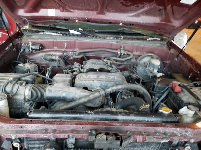 5TBBT44146S480827 - 2006 TOYOTA TUNDRA ACCESS CAB SR5 BURGUNDY photo 11