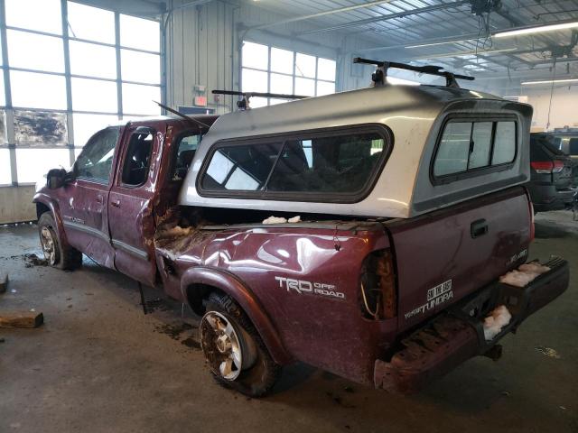 5TBBT44146S480827 - 2006 TOYOTA TUNDRA ACCESS CAB SR5 BURGUNDY photo 2