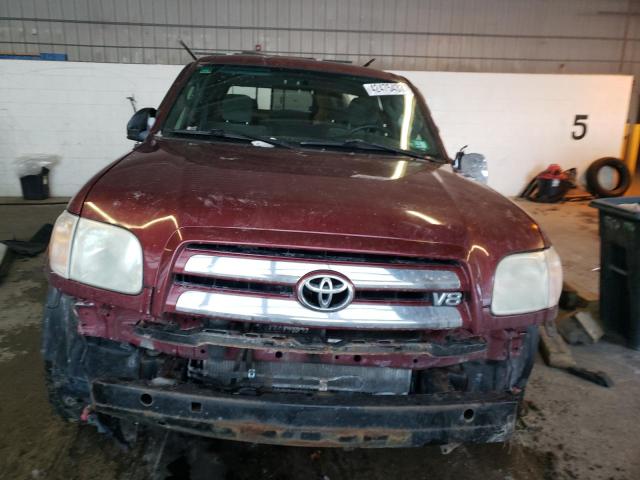 5TBBT44146S480827 - 2006 TOYOTA TUNDRA ACCESS CAB SR5 BURGUNDY photo 5