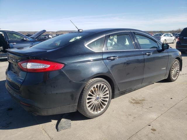 3FA6P0RU4ER255727 - 2014 FORD FUSION TITANIUM HEV BLACK photo 3