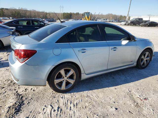 1G1PG5SC0C7350182 - 2012 CHEVROLET CRUZE LT BLUE photo 3