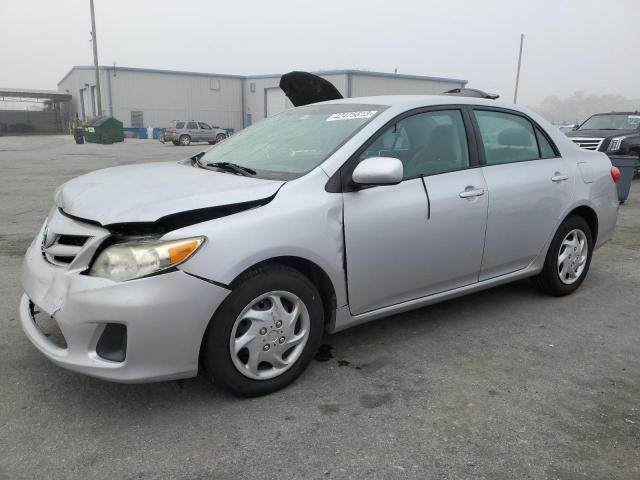 2T1BU4EE3BC713380 - 2011 TOYOTA COROLLA BASE SILVER photo 1