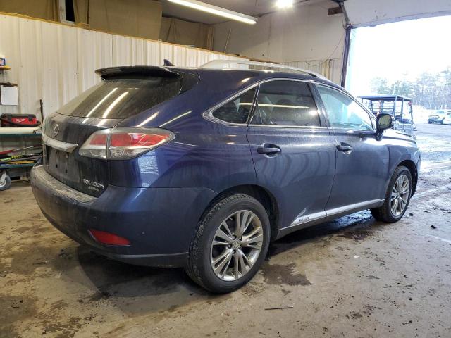 JTJBC1BA5D2061329 - 2013 LEXUS RX 450 BLUE photo 3