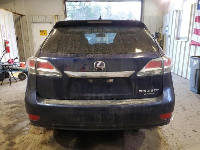 JTJBC1BA5D2061329 - 2013 LEXUS RX 450 BLUE photo 6