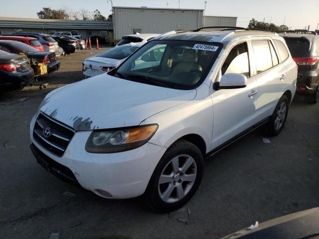 5NMSH13E67H044884 - 2007 HYUNDAI SANTA FE SE WHITE photo 1